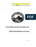 PLAN DE SALUD METALES PESADOS 2013 Salud Region Cusco