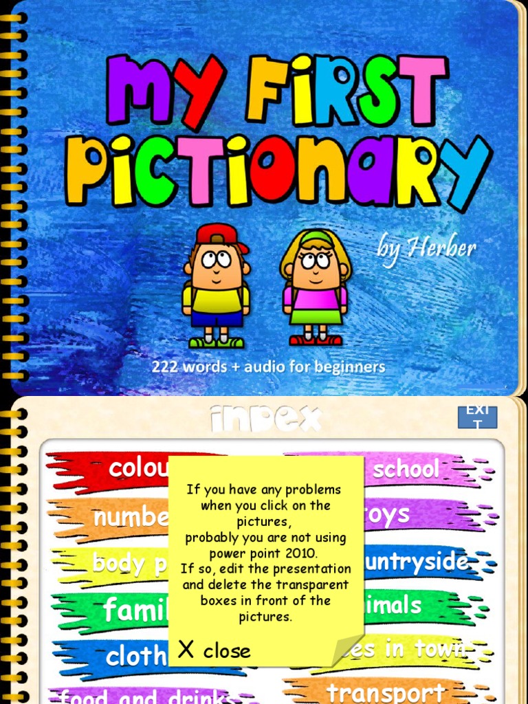 Pictionary Vocabulary Guide | PDF | Clothing