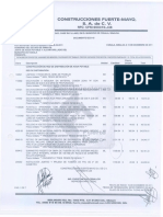 Presupuesto Red de Agua Potable PDF