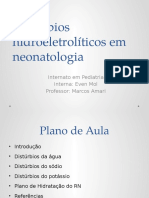 Distúrbios Hidroeletrolíticos Período Neonatal