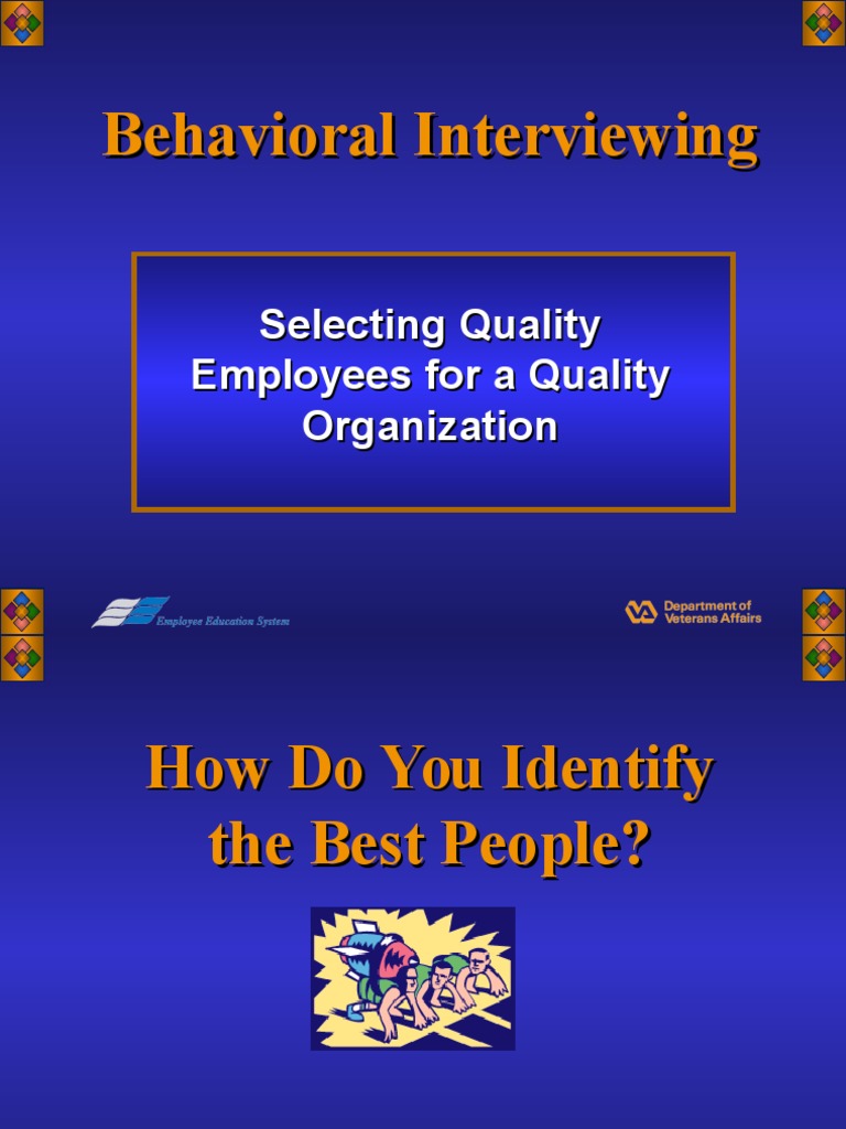 Effective Behavioral Interviewing Guide | PDF | Attitude (Psychology ...