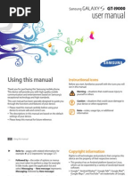 Download Samsung Galaxy S GT-I9000 User Manual Eclair VerRev12 by mixer5056 SN33189065 doc pdf