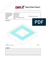 Setup Sheet Report: 4 - Axis VMC