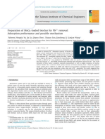 Preparation of MnOx-loaded Biochar For Pb2+ Removal