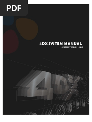 4DX Pro System Manual - Eng | PDF | Electrical Connector.