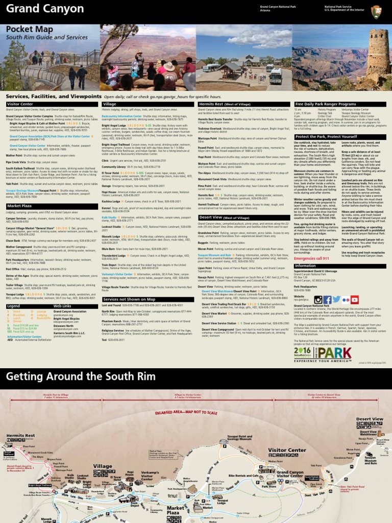 Grand Canyon National Park Guide | PDF | Grand Canyon | Transport