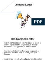Demand Letter - Class Sample