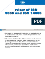 Overview of ISO 9000 and ISO 14000