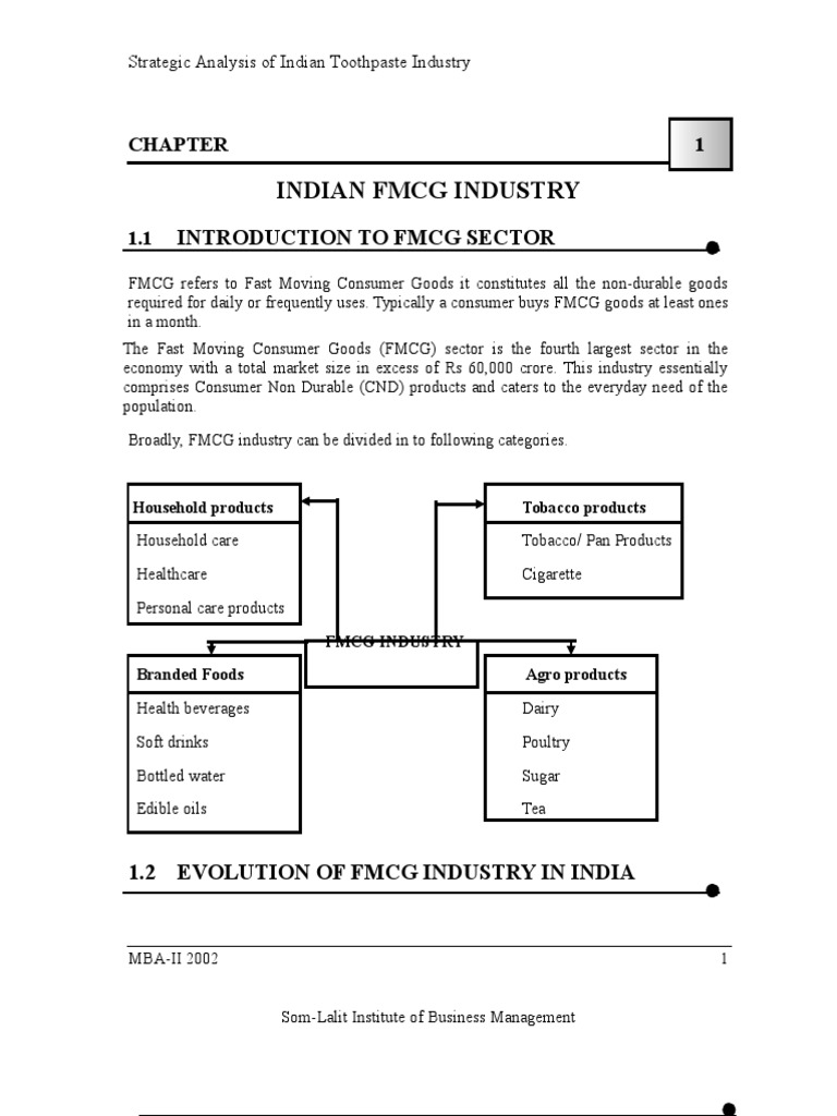 Indian FMCG Industry: Introduction To FMCG Sector | PDF | Taxes | Brand
