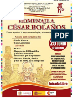 Homenaje A Cesar Bolaños