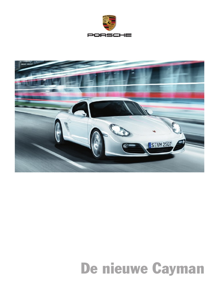 Porsche Cayman Manual