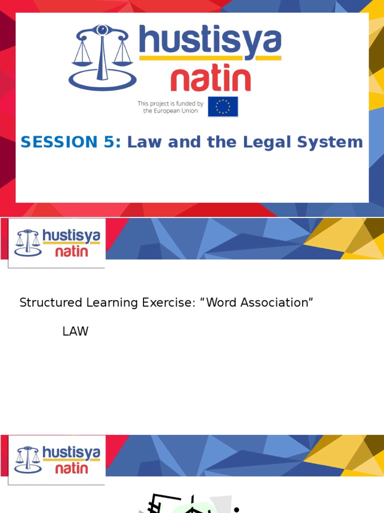 Session 5 Law and The Legal System | PDF | Politics