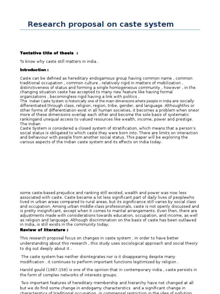 Negative impact of caste system in india image