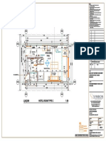 1.05.39 Hotel Room Type C Plan Layout