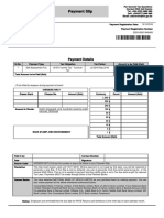 Payment Slip