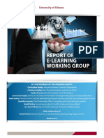 E Learning Working Group Report