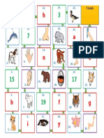 Animals Numbers Letters Body Board Game