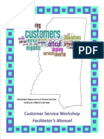Diligent Recruitment and Retention Grant Customer Service Workshop Facilators Manual