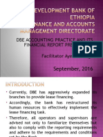 Trainings For Branch Accountants - September 2016