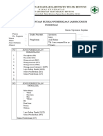 Formulir Permintaan Rujukan Pemeriksaan Laboratorium Puskesmas