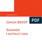 Scanner Instructions