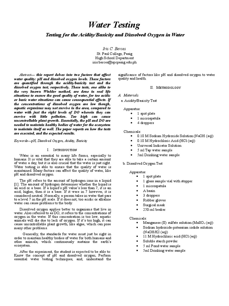 Bokashi Balls Lab Rep PDF Ph Acid