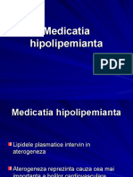 Medicatia hipolipemianta - efecte si clase terapeutice