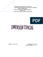 Dimension Espacial