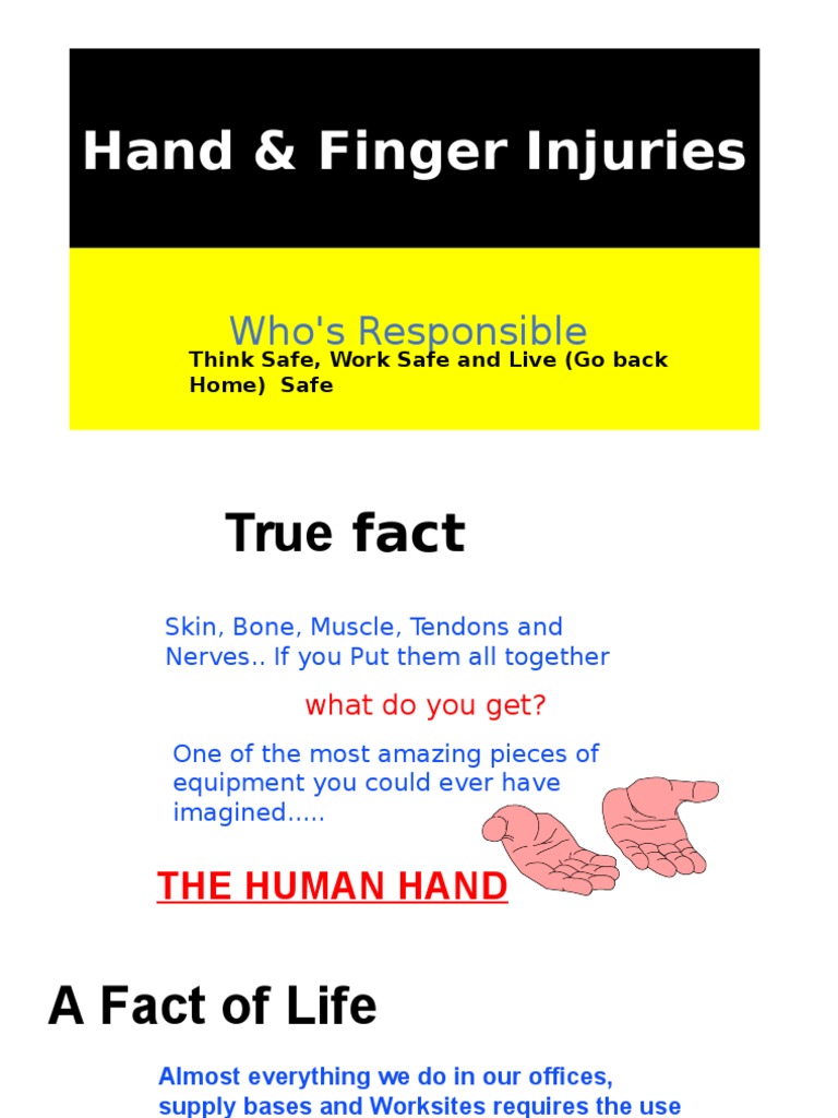 Hand Safety: Injury Prevention Guide | PDF | Wellness