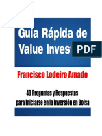 Francisco Lodeiro - Amado Guía Rápida de Value Investing PDF