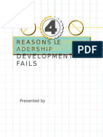 Reasons Le Adership: Development Fails