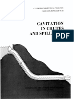 Cavitation in Chouts and Spillways
