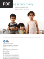 One is too many - Ending child deaths from pneumonia and diarrhoea