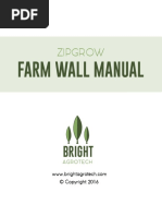 ZipGrow Farm Wall Manual - Bright Agrotech