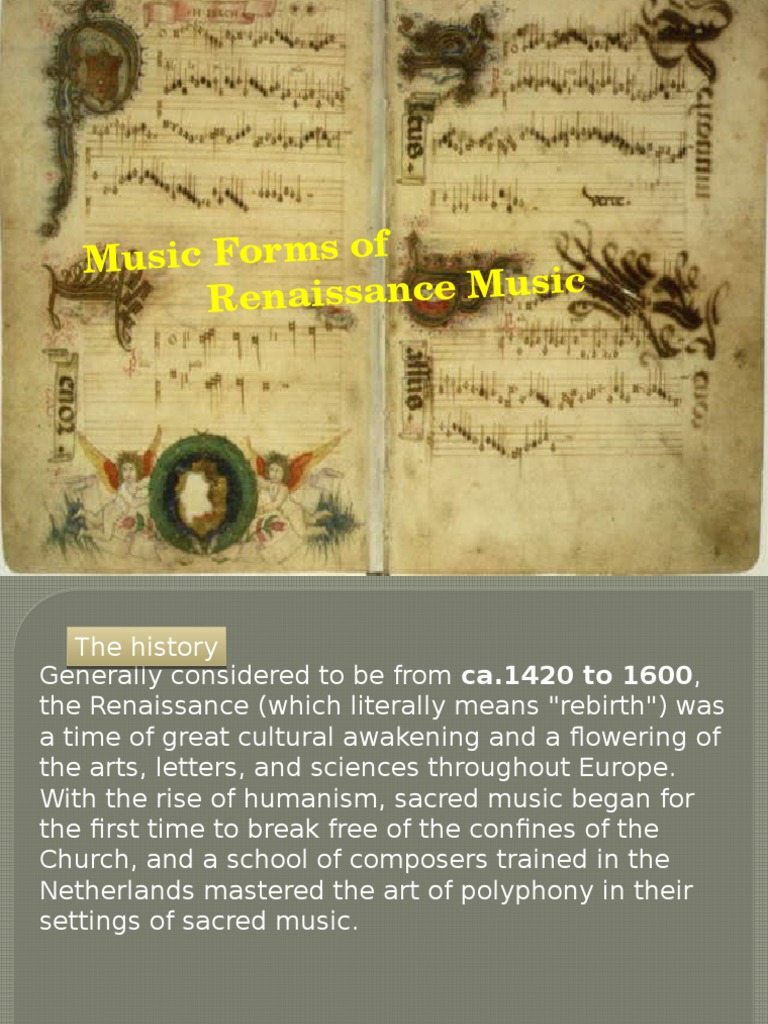 Music Forms of Renaissance Music PDF