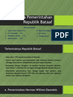 Masa Pemerintahan Republik Bataaf