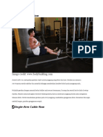 1Seated Cable Row