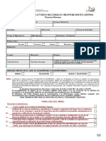 Planilla de Inscripcion Natura