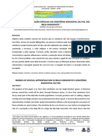 Formas de Apropriação Espacial No Cemitério Municipal Da Paz em