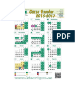 calendario escolar 2016