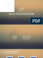Blur PowerPoint Presentation - Color 2
