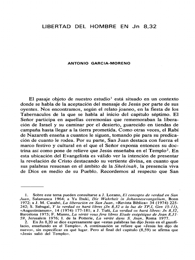 Libertad Del Hombre Bultmann  Verdad  Amor