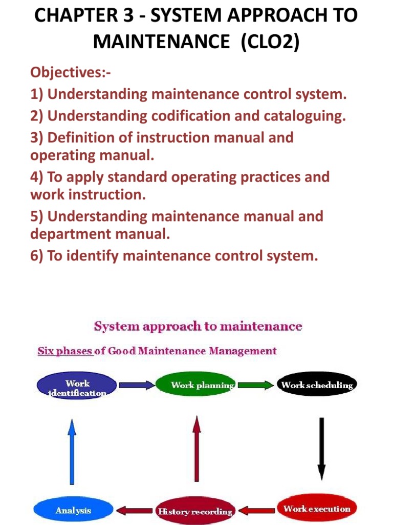 System Approach to Maintenance Guide | PDF