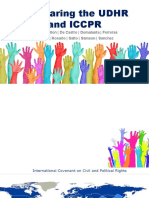 Comparing The UDHR and ICCPR