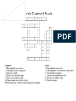 Animals Crossword