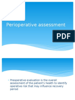 Perioperative Assessment