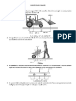 Exercícios de Fixação Mecanica Aplicada