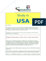 Study In: Higher Education in The USA-some Fast Facts