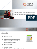 Introduccion A La Administracion de La Plataforma Sineduc-Snd