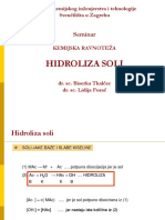 8 Seminar Kemijske Ravnoteze Hidroliza3 PDF